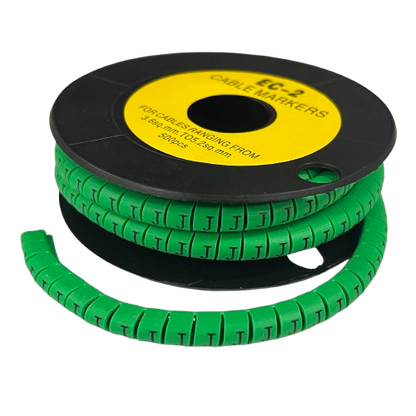 Grippes (J) Cable Marker 3.6mm to 5.2mm 500pcs EC-2G
