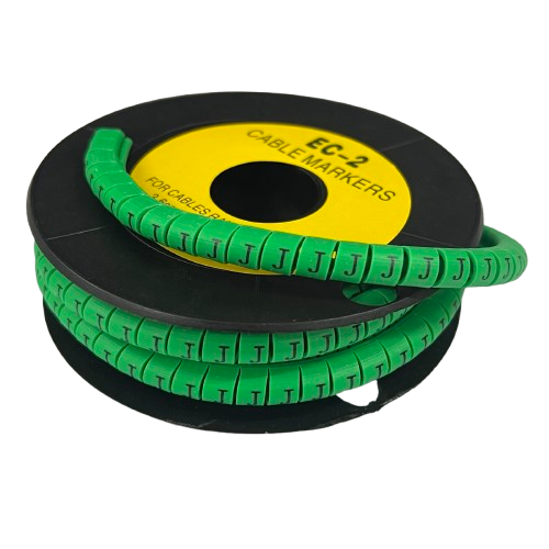 Grippes (J) Cable Marker 3.6mm to 5.2mm 500pcs EC-2G