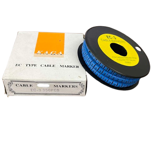 Grippes (J) Cable Marker 5.0mm to 7.2mm (350pcs) Blue