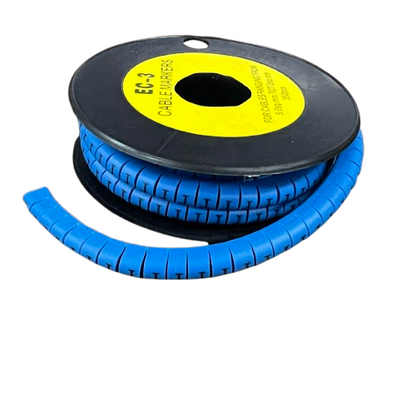 Grippes (J) Cable Marker 5.0mm to 7.2mm (350pcs) Blue