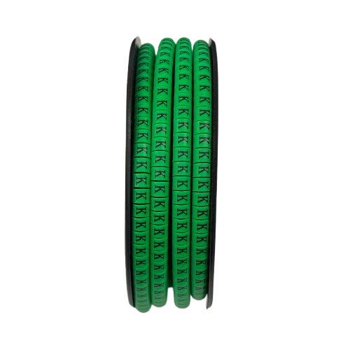 Cable (K) Marker EC-1 Green 2.6mm to 4.2mm 1000pcs 1 Roll   EC-1G(K)  Wire Tagging