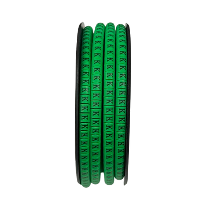 Cable (K) Marker EC-1 Green 2.6mm to 4.2mm 1000pcs 1 Roll   EC-1G(K)  Wire Tagging