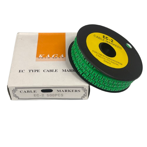 Grippes (K) Cable Marker 3.6mm to 5.2mm 500pcs EC-2G