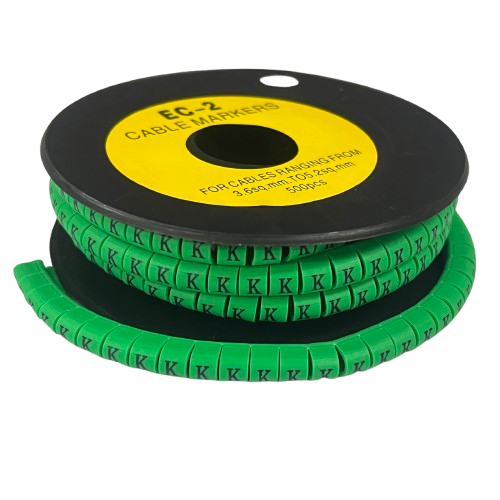 Grippes (K) Cable Marker 3.6mm to 5.2mm 500pcs EC-2G