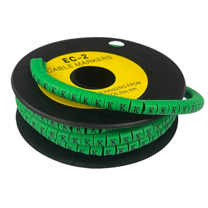 Grippes (K) Cable Marker 3.6mm to 5.2mm 500pcs EC-2G