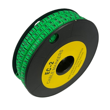 Grippes (K) Cable Marker 3.6mm to 5.2mm 500pcs EC-2G