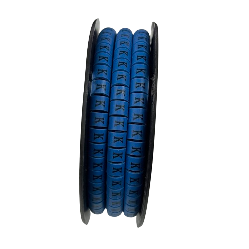 Grippes (K) Cable Marker 5.0mm to 7.2mm (350pcs) Blue    EC-3B(K)