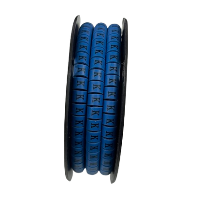 Grippes (K) Cable Marker 5.0mm to 7.2mm (350pcs) Blue    EC-3B(K)