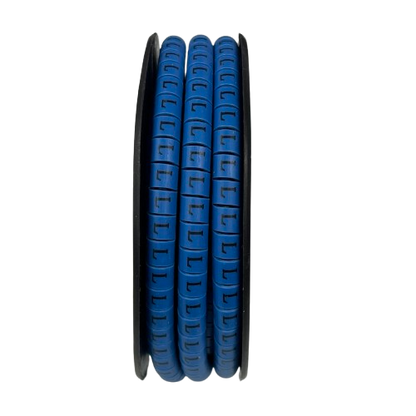 Grippes (L) Cable Marker 3.6mm to 5.2mm Color Blue 1roll 500pcs EC-2B