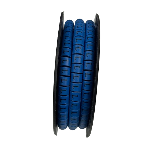 Grippes (L) Cable Marker 5.0mm to 7.2mm (350pcs) Blue     EC-3B(L)