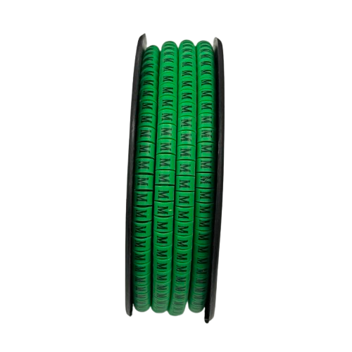 Cable (M) Marker EC-1 Green 2.6mm to 4.2mm 1000pcs 1 Roll   EC-1G(M)  Wire Tagging