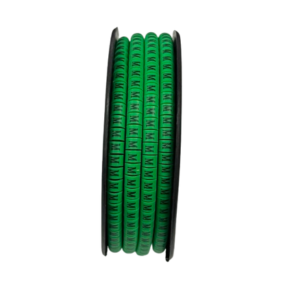 Cable (M) Marker EC-1 Green 2.6mm to 4.2mm 1000pcs 1 Roll   EC-1G(M)  Wire Tagging