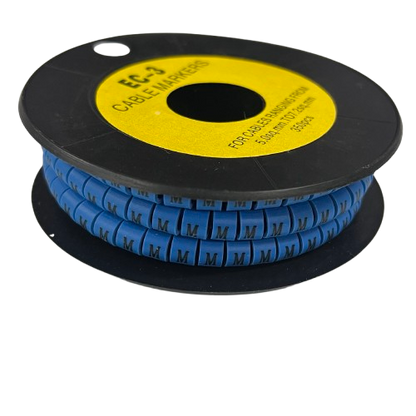 Grippes (M) Cable Marker 5.0mm to 7.2mm (350pcs) Blue    EC-3B(M)