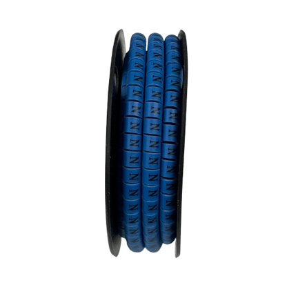 Grippes (N) Cable Marker 3.6mm to 5.2mm Color Blue 1roll 500pcs EC-2B