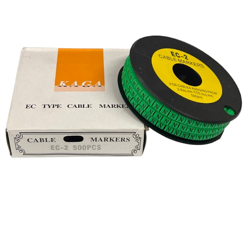 Grippes (N) Cable Marker 3.6mm to 5.2mm 500pcs EC-2G