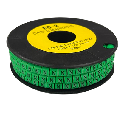 Grippes (N) Cable Marker 3.6mm to 5.2mm 500pcs EC-2G
