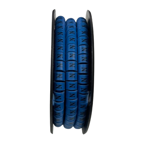 Grippes (N) Cable Marker 5.0mm to 7.2mm (350pcs) Blue    EC-3B(N)