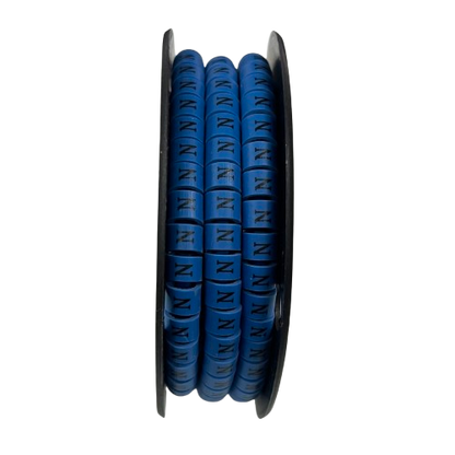 Grippes (N) Cable Marker 5.0mm to 7.2mm (350pcs) Blue    EC-3B(N)