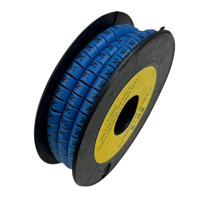 Grippes (N) Cable Marker 5.0mm to 7.2mm (350pcs) Blue    EC-3B(N)