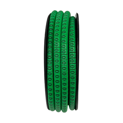 Cable (O) Marker EC-1 Green 2.6mm to 4.2mm 1000pcs 1 Roll   EC-1G(O)  Wire Tagging