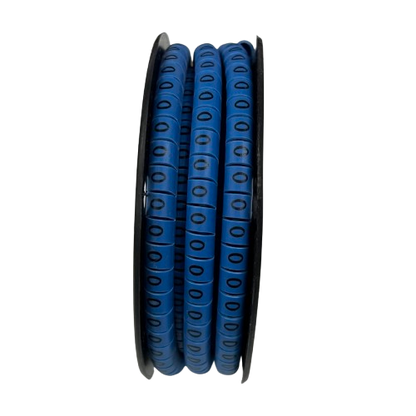 Grippes (O) Cable Marker 3.6mm to 5.2mm Color Blue 1roll 500pcs EC-2B