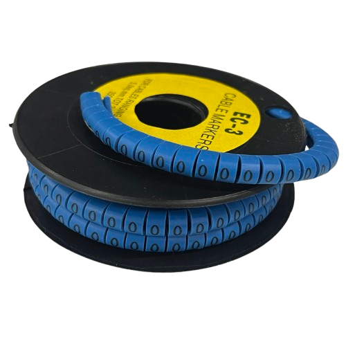 Grippes (O) Cable Marker 5.0mm to 7.2mm (350pcs) Blue   EC-3B(O)