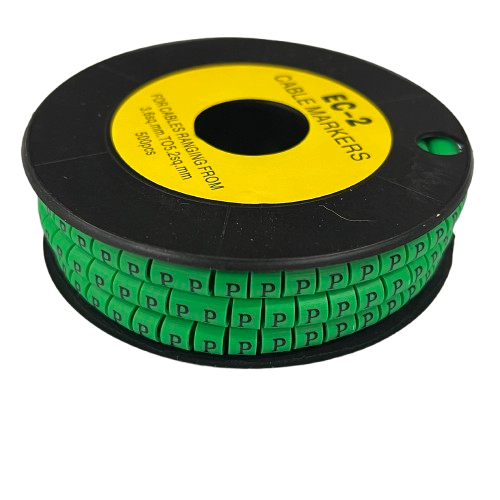Grippes (P) Cable Marker 3.6mm to 5.2mm 500pcs EC-2G