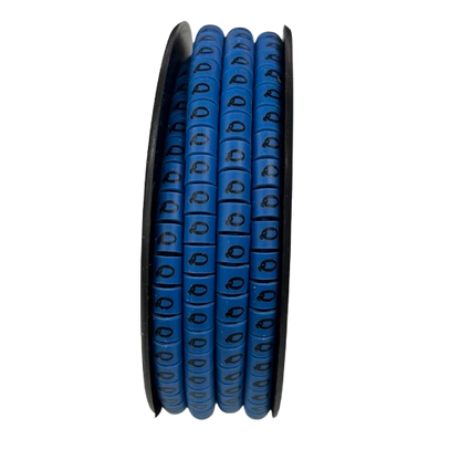 Grippes (Q) Cable Marker 3.6mm to 5.2mm Color Blue 1roll 500pcs EC-2B