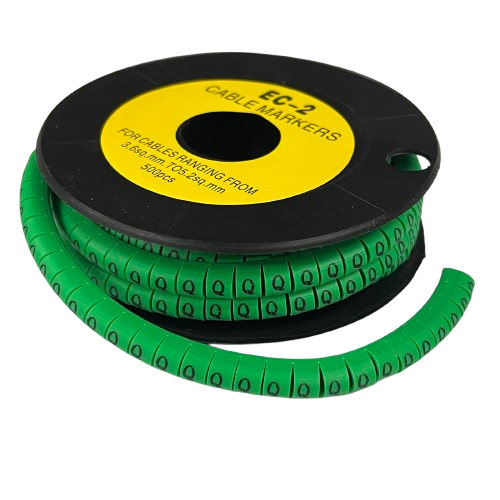 Grippes (Q) Cable Marker 3.6mm to 5.2mm 500pcs EC-2G