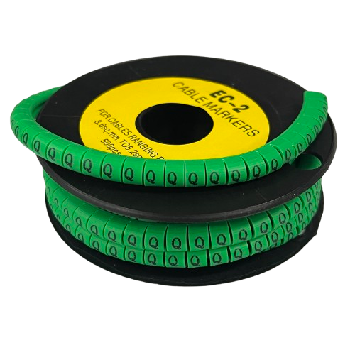 Grippes (Q) Cable Marker 3.6mm to 5.2mm 500pcs EC-2G