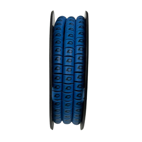 Grippes (Q) Cable Marker 5.0mm to 7.2mm (350pcs) Blue   EC-3B(Q)