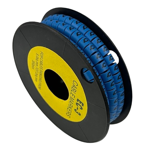 Grippes (Q) Cable Marker 5.0mm to 7.2mm (350pcs) Blue   EC-3B(Q)