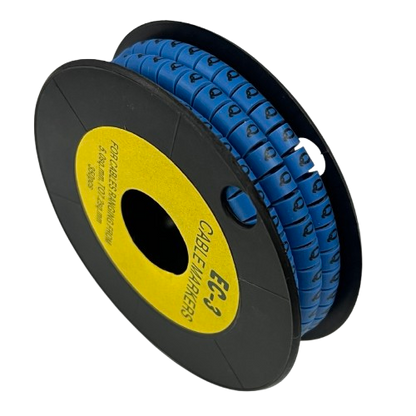 Grippes (Q) Cable Marker 5.0mm to 7.2mm (350pcs) Blue   EC-3B(Q)
