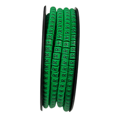 Cable (R) Marker EC-1 Green 2.6mm to 4.2mm 1000pcs 1 Roll   EC-1G(R)  Wire Tagging