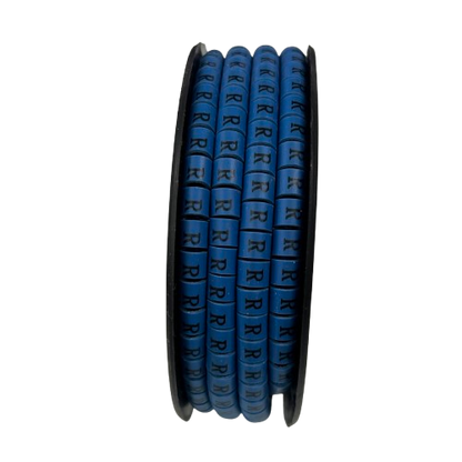 Grippes (R) Cable Marker 3.6mm to 5.2mm Color Blue 1roll 500pcs EC-2B