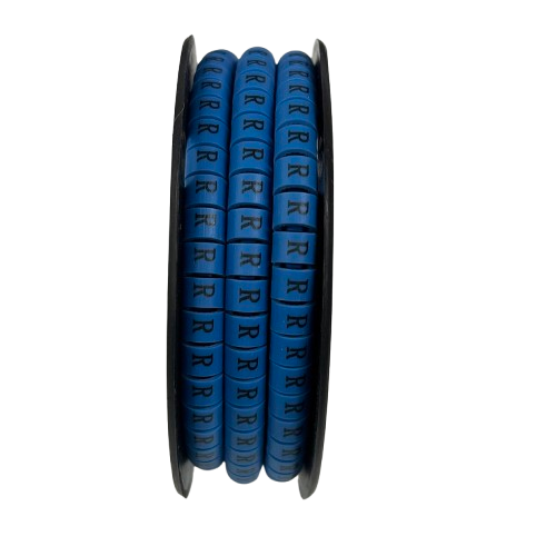 Grippes (R) Cable Marker 5.0mm to 7.2mm (350pcs) Blue    EC-3B(R)