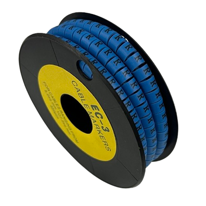 Grippes (R) Cable Marker 5.0mm to 7.2mm (350pcs) Blue    EC-3B(R)