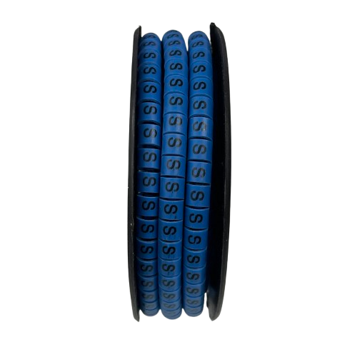 Grippes (S) Cable Marker 3.6mm to 5.2mm Color Blue 1roll 500pcs EC-2B