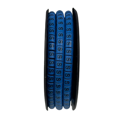 Grippes (S) Cable Marker 3.6mm to 5.2mm Color Blue 1roll 500pcs EC-2B