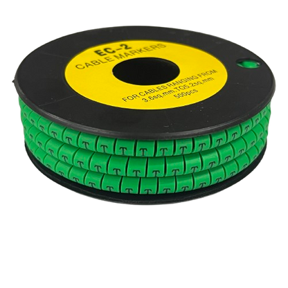 Grippes (T) Cable Marker 3.6mm to 5.2mm 500pcs EC-2G