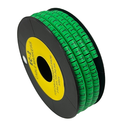 Grippes (T) Cable Marker 3.6mm to 5.2mm 500pcs EC-2G