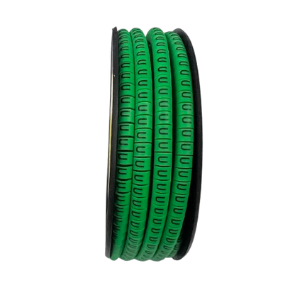 Cable (U) Marker EC-1 Green 2.6mm to 4.2mm 1000pcs 1 Roll   EC-1G(U)
