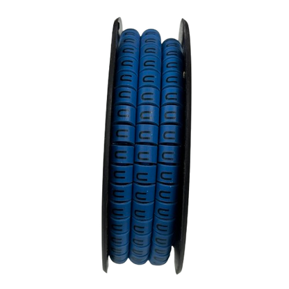 Grippes (U) Cable Marker 5.0mm to 7.2mm (350pcs) Blue    EC-3B(U)