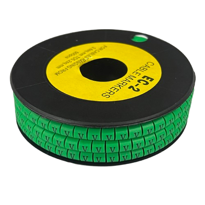 Grippes (V) Cable Marker 3.6mm to 5.2mm 500pcs EC-2G