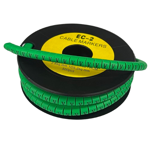 Grippes (V) Cable Marker 3.6mm to 5.2mm 500pcs EC-2G