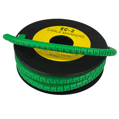 Grippes (V) Cable Marker 3.6mm to 5.2mm 500pcs EC-2G