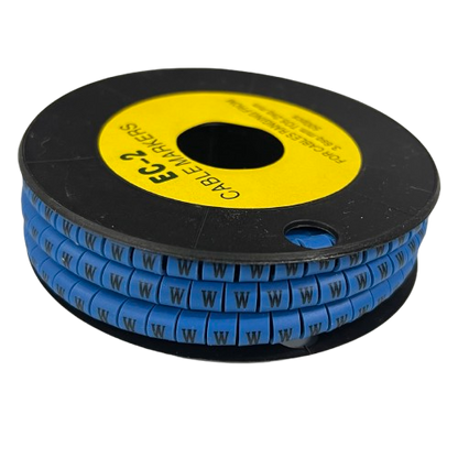 Grippes (W) Cable Marker 5.0mm to 7.2mm (350pcs) Blue EC-3B(W)