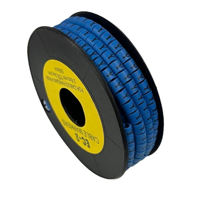 Grippes (Y) Cable Marker 3.6mm to 5.2mm Color Blue 1roll 500pcs EC-2B