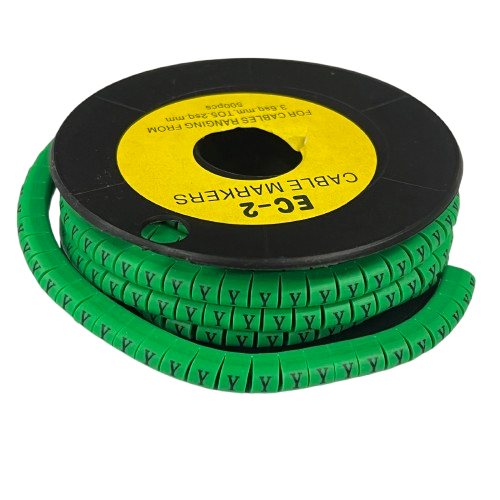Grippes (Y) Cable Marker 3.6mm to 5.2mm 500pcs EC-2G
