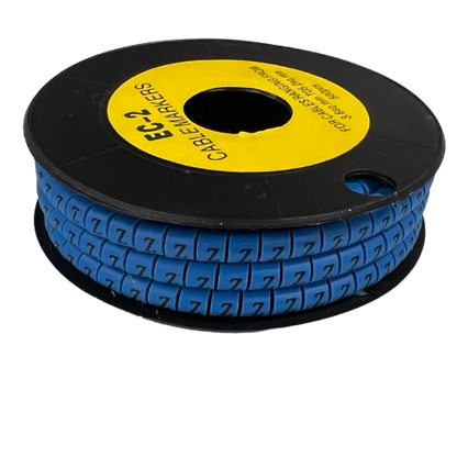 Grippes (Z) Cable Marker 3.6mm to 5.2mm Color Blue 1roll 500pcs EC-2B